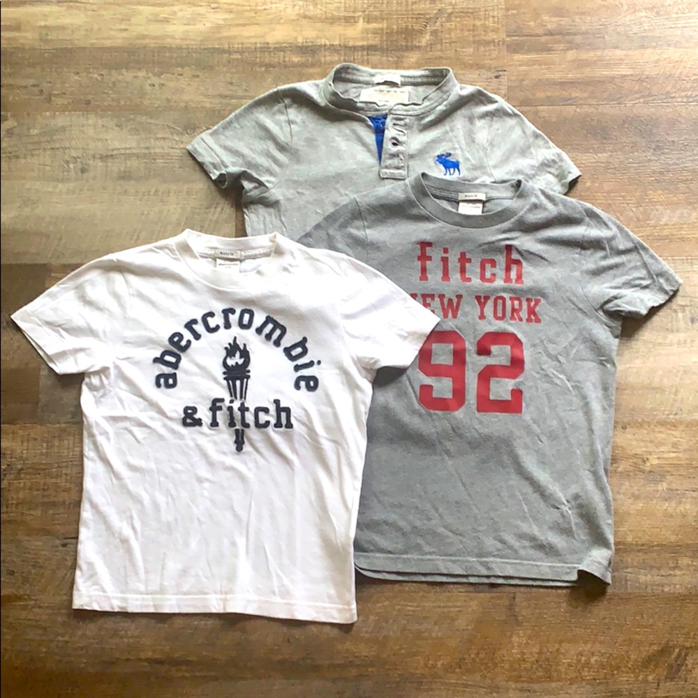 Combo 3 Tshirts Boy Size S Abercrombie Kids